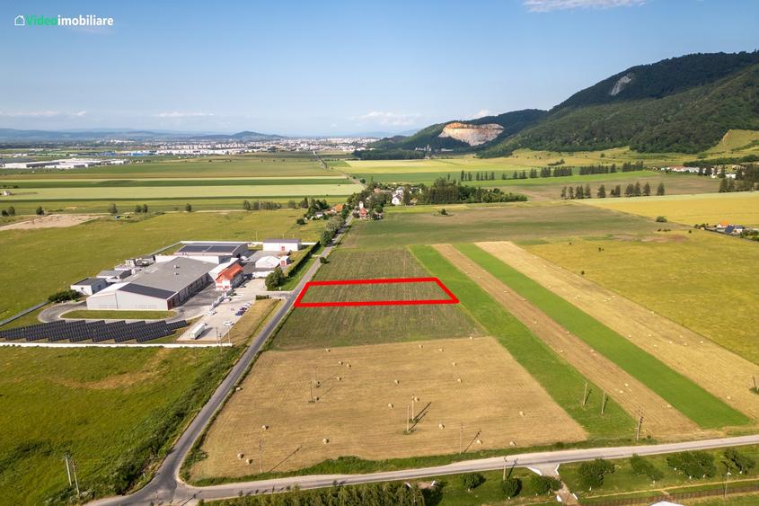 Teren industrial Brașov, ieșire spre Cristian, 55 metri front stradal - 6