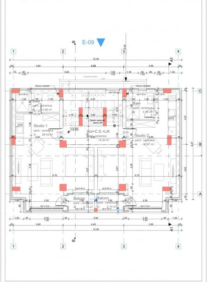 Inchiriere Studio in  Cladire noua – Faleza Nord, Strada Unirii - 12