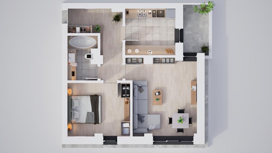 Apartament 2 camere intr-un complex cu parc privat - Respira aer curat acasa - 7