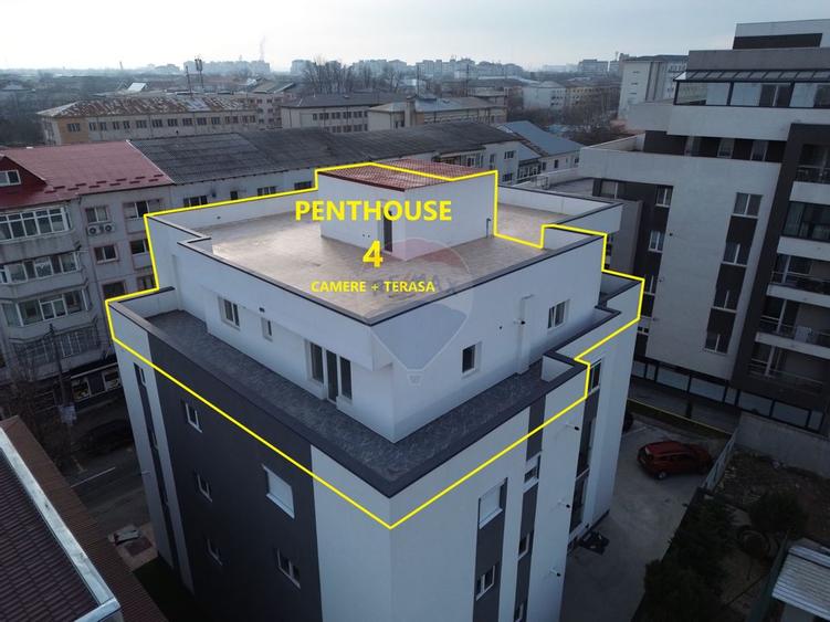 Penthouse 4 camere + terasa amenajata! - 2