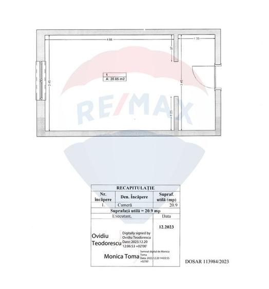Garsoniera renovata de vanzare strada Mizil zona Trapezului Salajan - 5