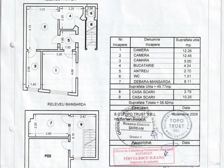 Teren de vanzare Sector 1, Bucure?ti 58.82mp - 1