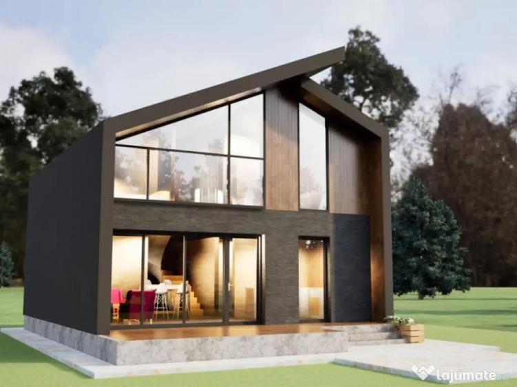 Casa noua P+E, 115 mp, teren 900 mp, langa de Vatra Dornei - 1