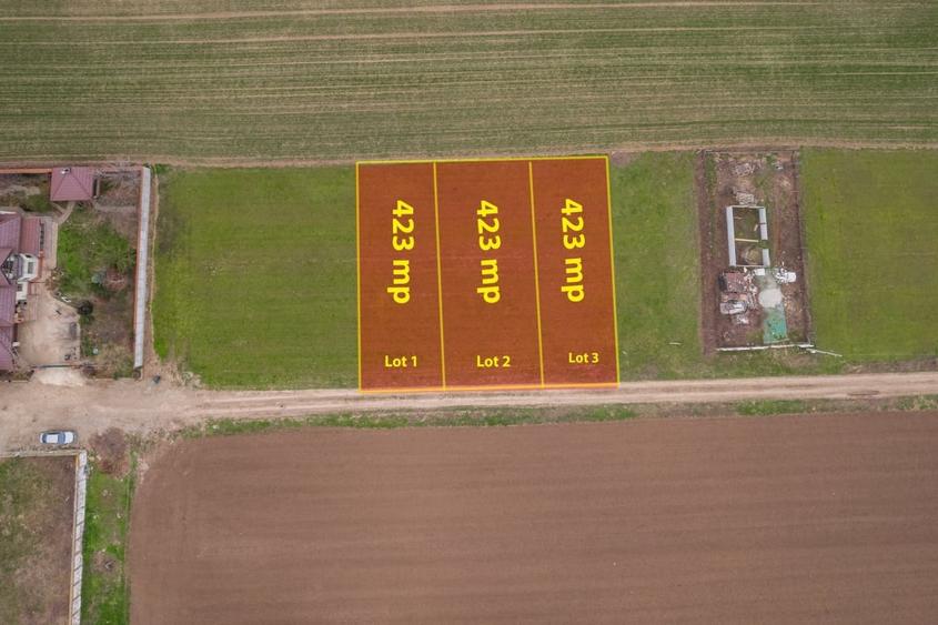 FRUMUSANI - VIOLETELOR, TEREN 423 MP, FRONT 14 M! - 9