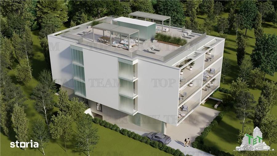 Penthouse spectaculos cu vedere frontala la mare si padure 4 camere | - 14