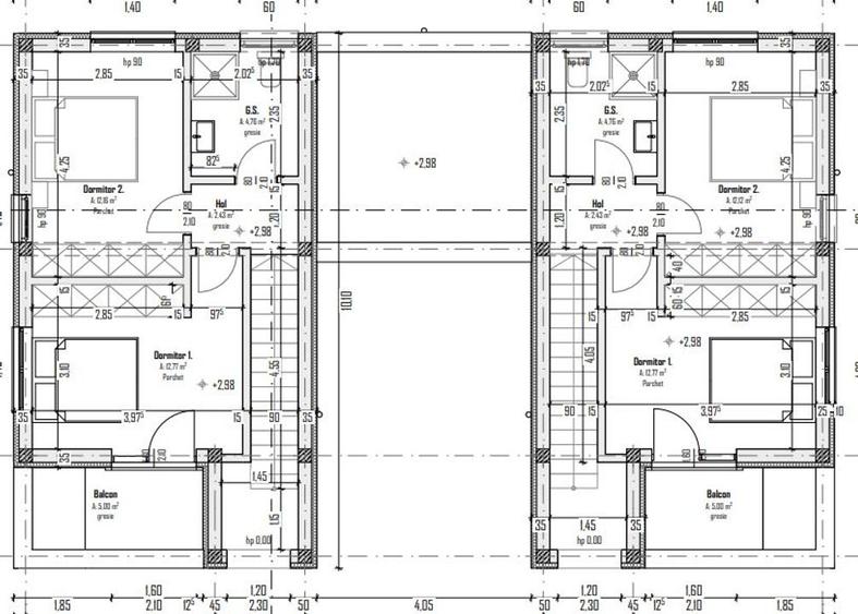 Sanandrei, Duplex pe Etaj, Proiect Modern, Desp prin camera Tehnica. - 16