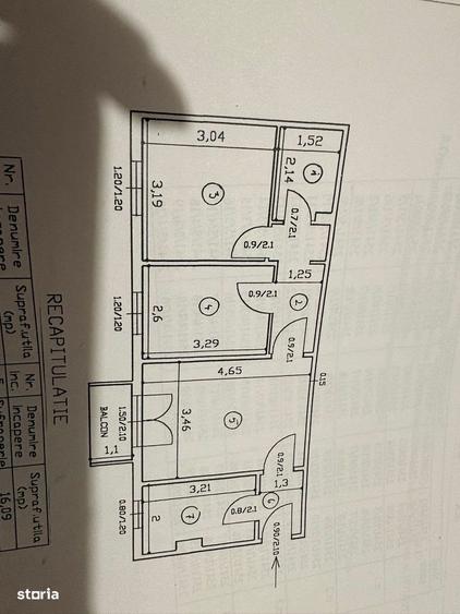 Apartament 3 camere Mircea, Iasi, 83000 euro - 3