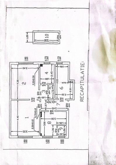 Apartament cu 3 camere decomandat în Jiului