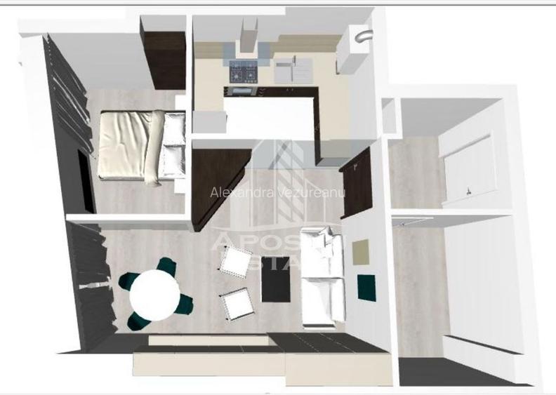 Apartament cu o camera,bloc nou,etaj intermediar, zona Soarelui Apartament cu o camera,bloc nou,etaj intermediar, zona Soarelui