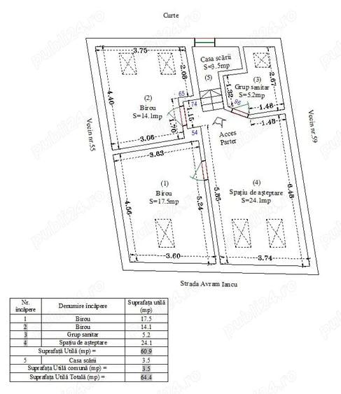 Inchiriez spatiu pentru activitati comerciale - 61mp - 4
