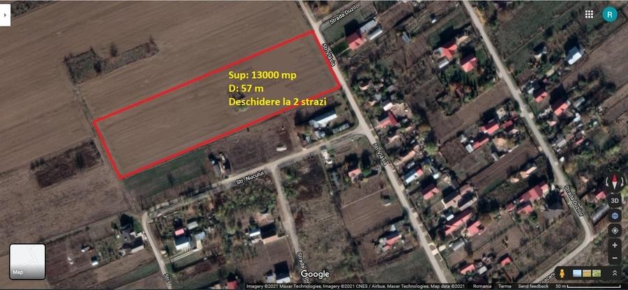 Moara Vlasiei | Teren 13000 mp | Nod A3 | Proprietar | Utilitati | PUZ - 1