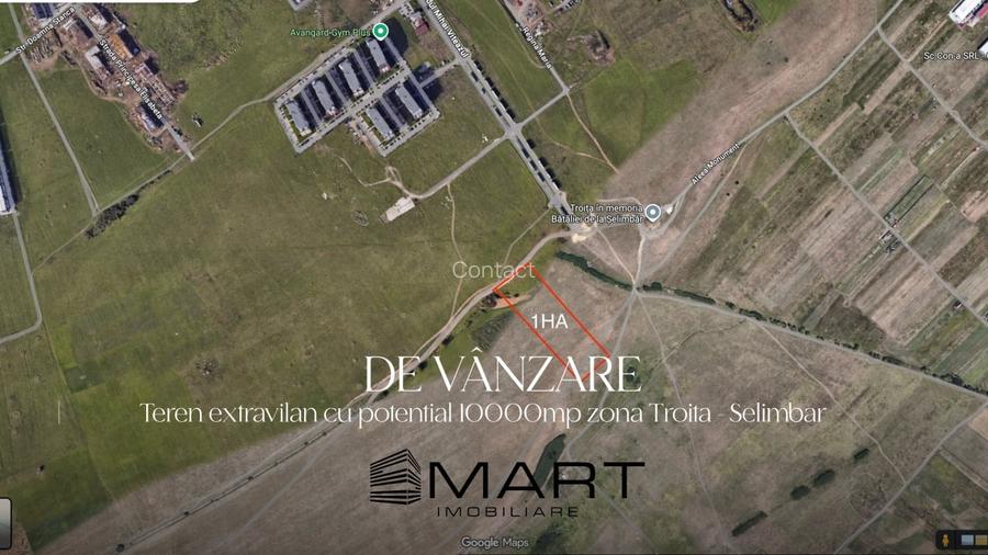 Teren extravilan 10000mp zona Mihai Viteazul - Avangarden