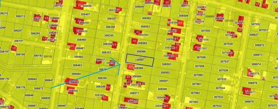 Teren intravilan 1063 mp Livada Sanleani fs.19 ml,cu utilitati(asfalt) - 2