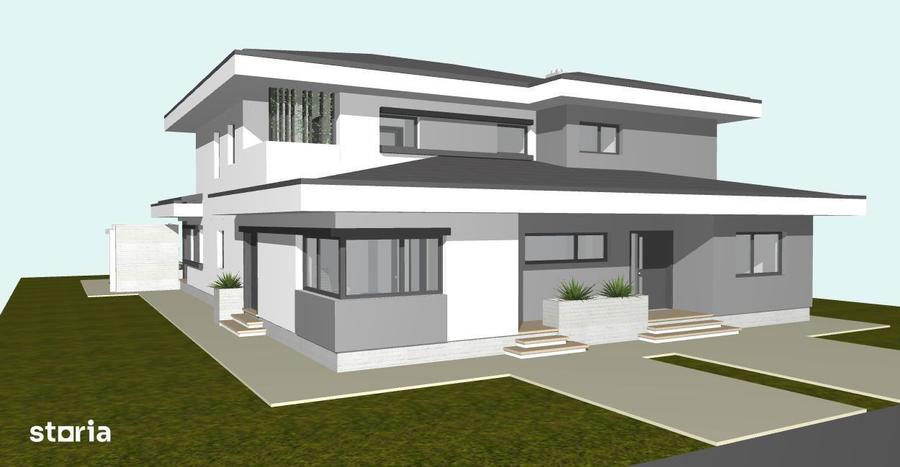 Casa P+1 pe structura metalica teren 2.660 mp - toate utilitatile - 15