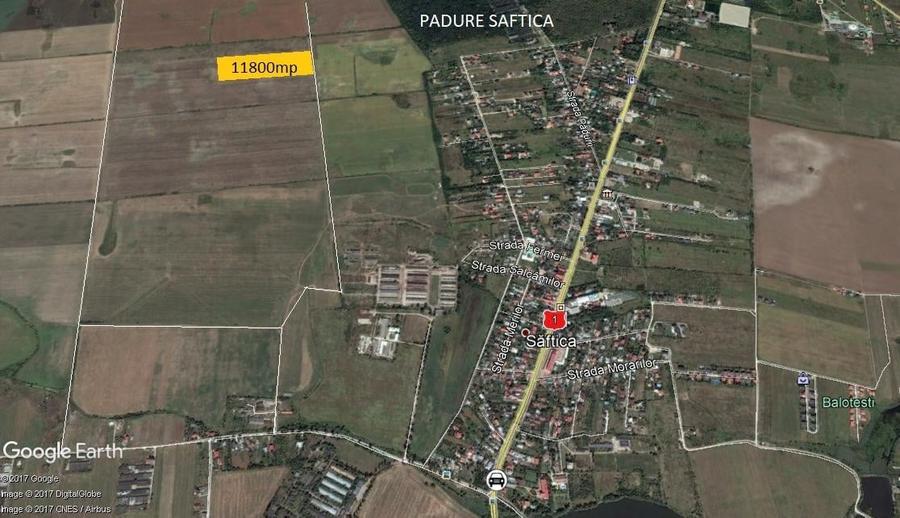 VANZARE TEREN COM BALOTESTI, SAT SAFTICA - 1