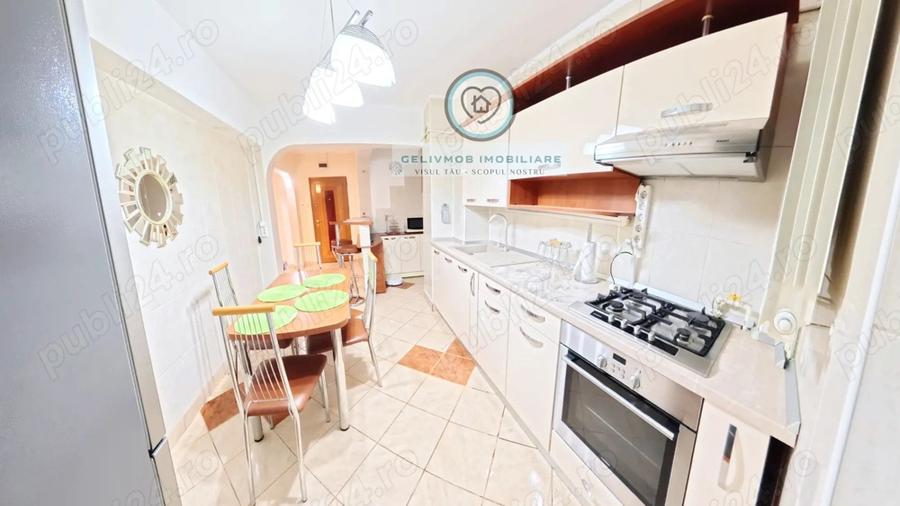 Ultracentral Ploiesti-3 cam, 2 bai, 2 balcoane, renovat+mobilat+utilat - 4