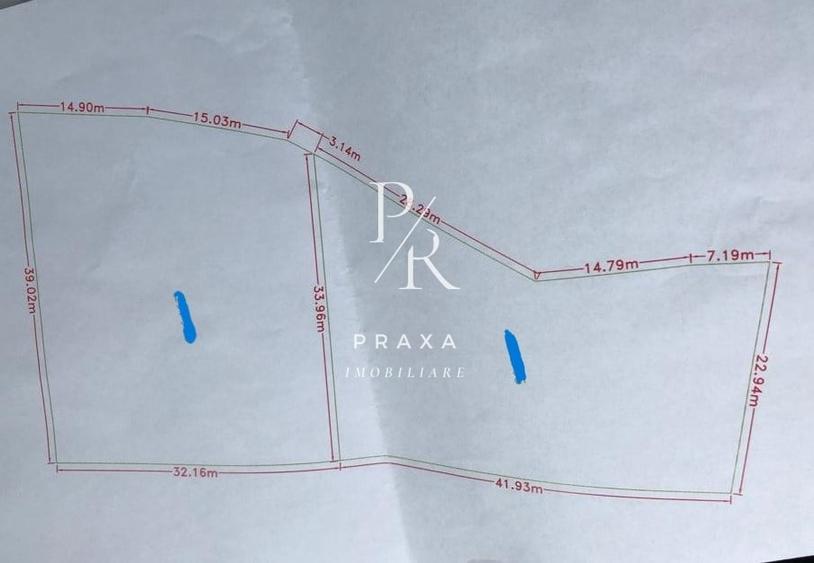 Teren 1100 mp toate utilitatile, incadrat in zona verde- Colina! - 2