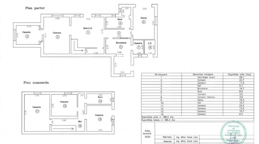 Casa individuala Ghiroda,5 camere,886 teren,186 mp utili - 7
