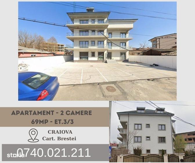 Cart. Brestei - Apartament - 2 camere - 69mp - Et.3/3, Craiova - 2