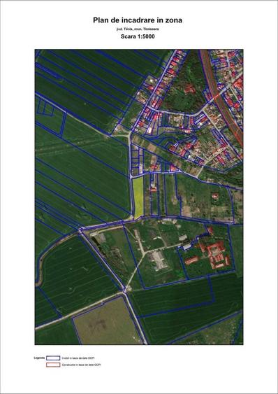 Teren Construcții intravilan de 5876 mp, în Ronaț