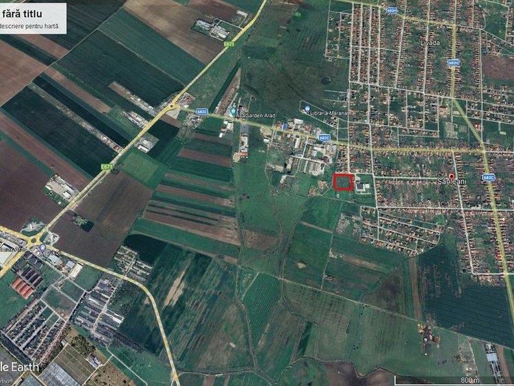 Teren intravilan 10.000mp cu utilitati, imprejmuit, Loc. Sanleani langa Amatex - 1