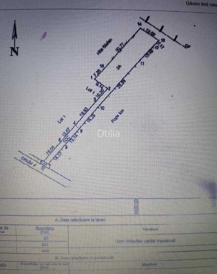 684 mp teren cu autorizatie de construire valabila