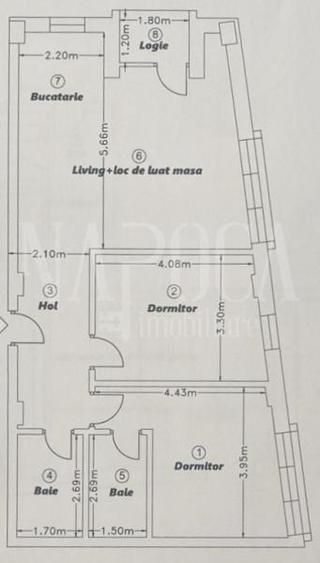 Apartament 3 camere de vanzare in Dambul Rotund, Cluj Napoca - 7