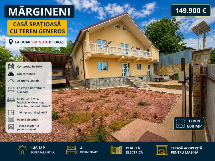 MARGINENI - Casa P+1, din caramida, construita 2010, 4 dormitoare, 600mp teren - 1