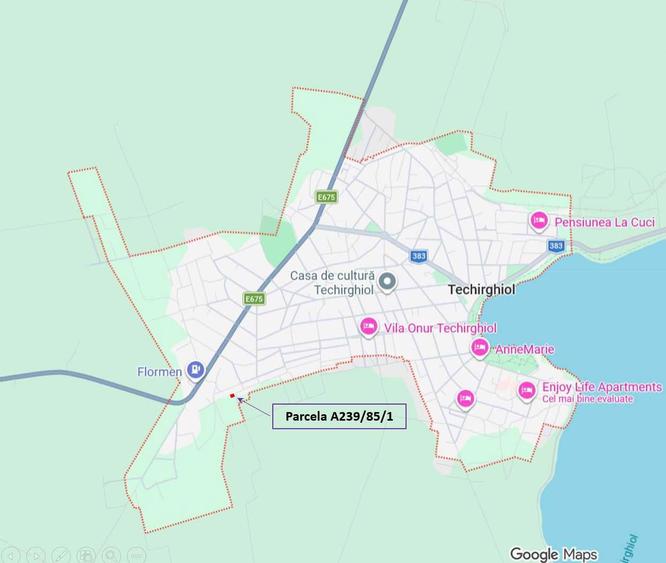 Teren intravilan de vanzare in Techirghiol - 500 m.p. - 8