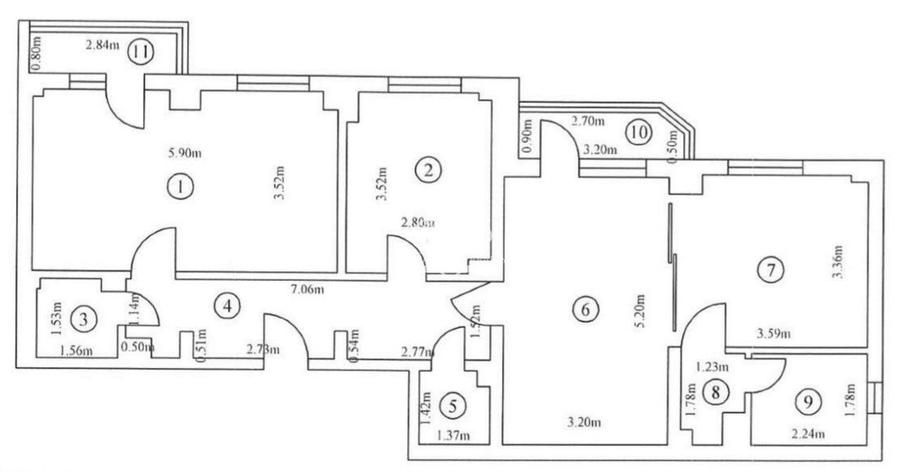 Ștefan cel Mare | Apartament 3 camere | Bloc 1980-etaj 2 | Vedere laterala - 16
