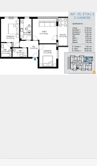 Apartament 3 Camere Decomandat Titan Theodor Pallady Nicolae Teclu - 7