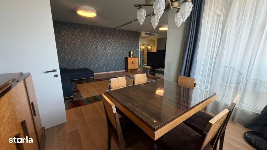 Apartament cu 3 camere decomandat, mobilat în Herăstrău