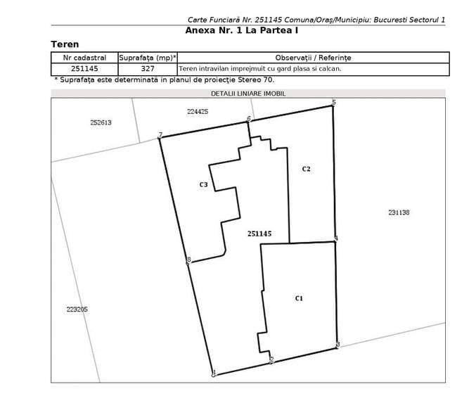 Teren 327 mp zona Lascăr Catargiu – Str. General Coandă, deschidere 12 ml. - 5