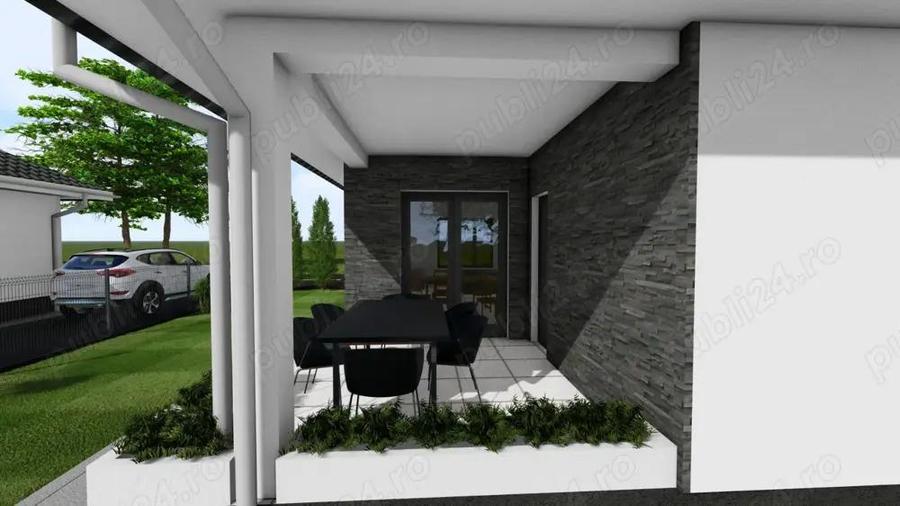 Tautii Magheraus (zona str. 4) PROIECT NOU casa pe parter, s.c.=150 mp, teren 500 mp - 6