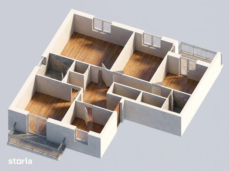 Apartament cu 4 camere decomandat în Mănăștur