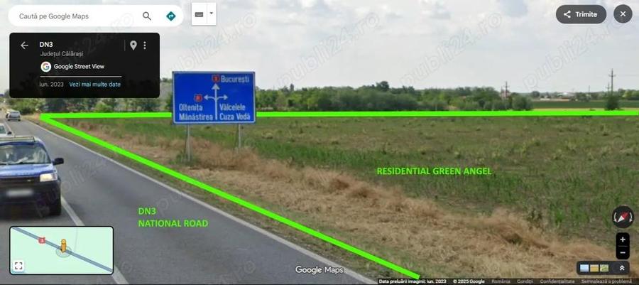 Vand Teren Intravilan la DN3, Cuza Voda, Calara?i - 1