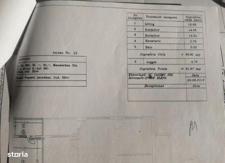 Apartament 3 camere Astrelor Drumul Fermei 69 Popesti-Leordeni. - 7