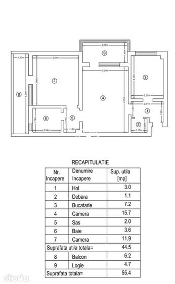 Apartament 2 camere de vanzare, Podu Ros - 1