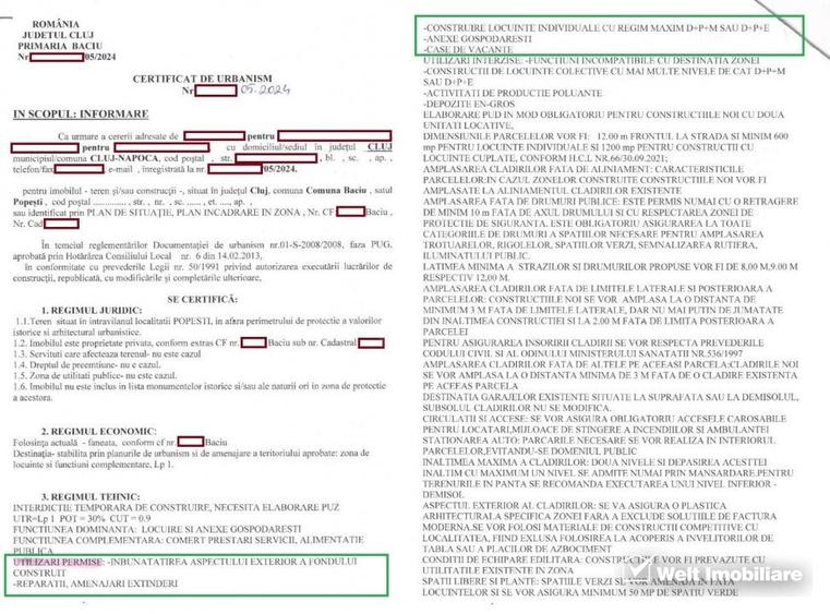 Parcela 1100 mp, pozitie buna cu panorama, Popesti, expunere sudica - 1