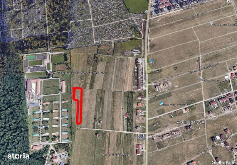 TEREN CALEA CISNADIEI 5160 MP | PUZ IN LUCRU PENTRU 8 LOCUINTE UNIFAMI - 1