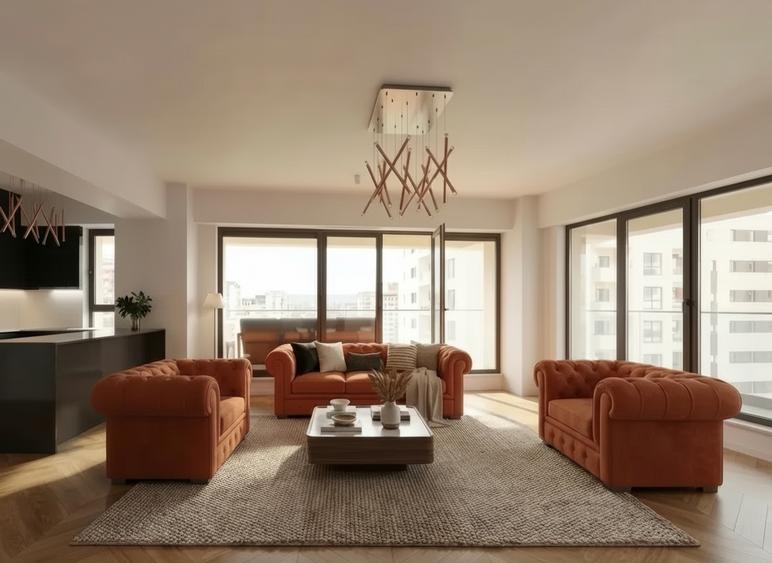 Vita Bella Pipera — 3 cam, 94 mp, mobilat, renovat. Comision 0% TVA 0% - 7