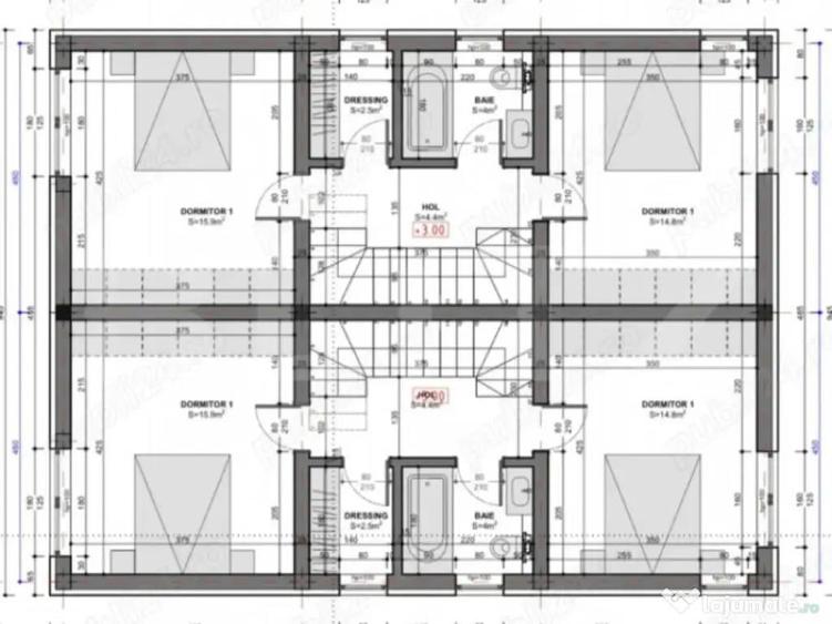 Duplex P+1E, 86 mp utili+ 13mp terasa, 250 mp teren, Mosnita - 8