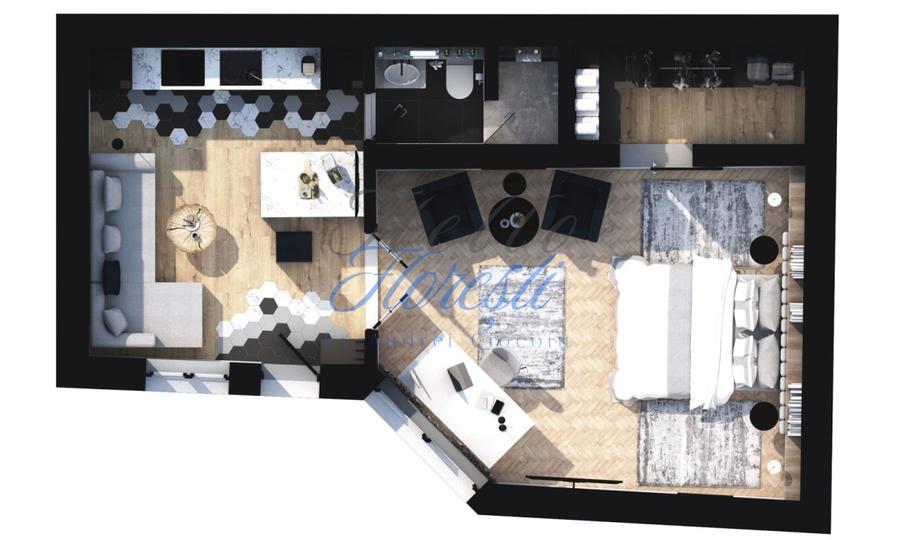 Apartament 2 camere, 46 mp, zona Centrala - 9