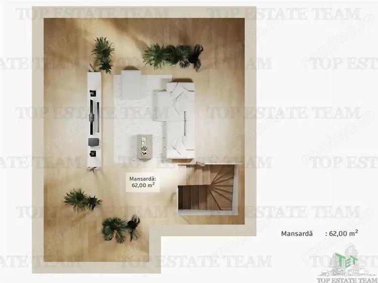 Vila individuala cuplata 5 camere, P+1+M, incalzire in pardoseala, toate utilitatile, 260 mp teren, - 18