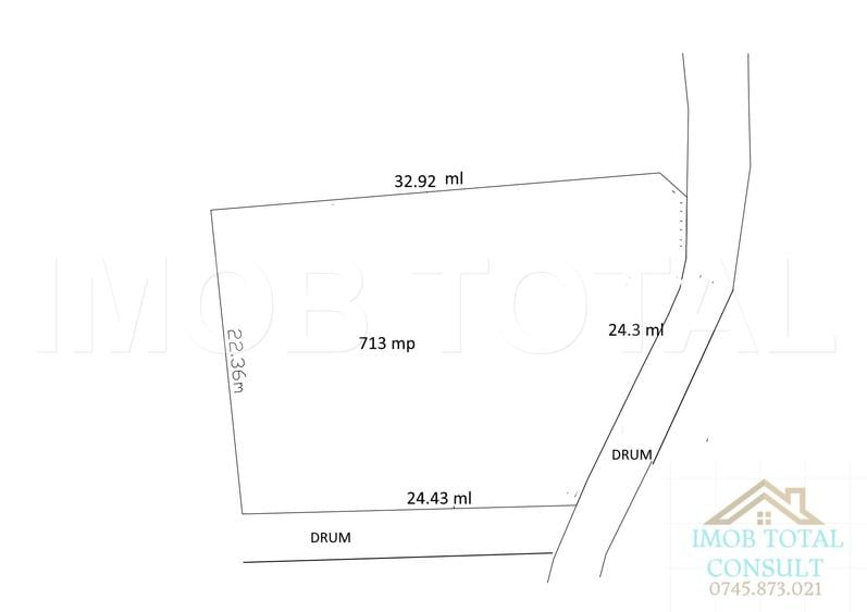 Teren 713 mp Gavana Grigoresti, toate utilitatile, comision 0% - 1