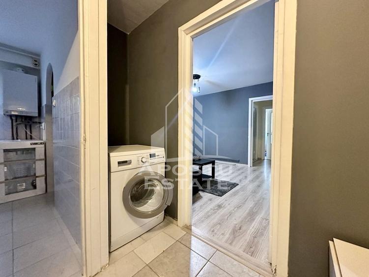 Apartament cu 2 camere semidecomandat, mobilat în Punctele Cardinale