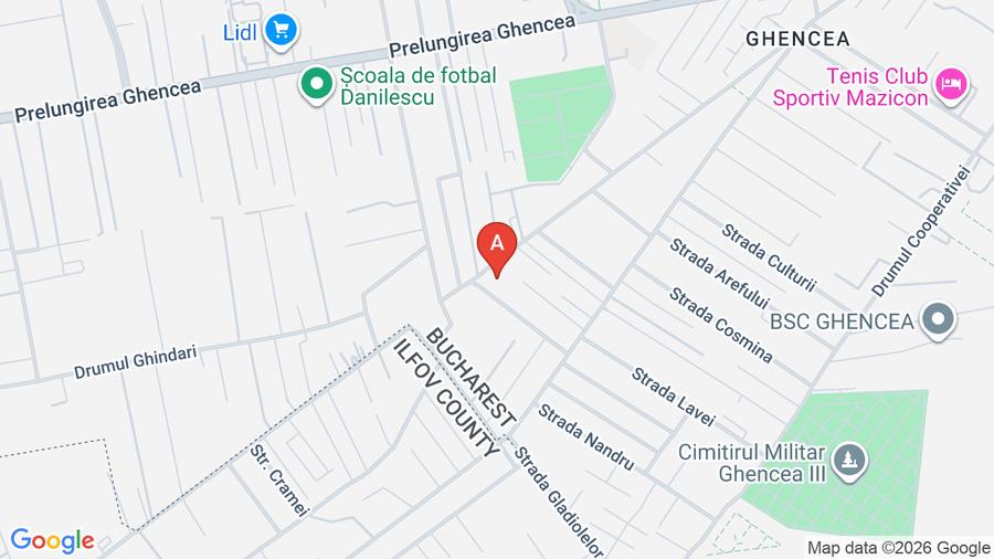 Teren construcție, în Prelungirea Ghencea