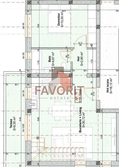 Apartament cu 3 camere în Girocului