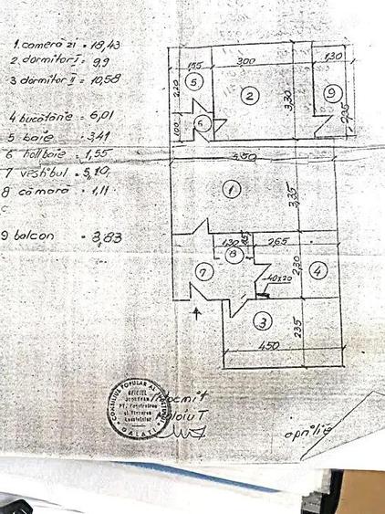 Apartament cu 3 camere in Micro 16 Apartament cu 3 camere in Micro 16