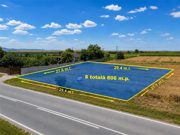 Teren Construcții intravilan de 806 mp, în Cataloi